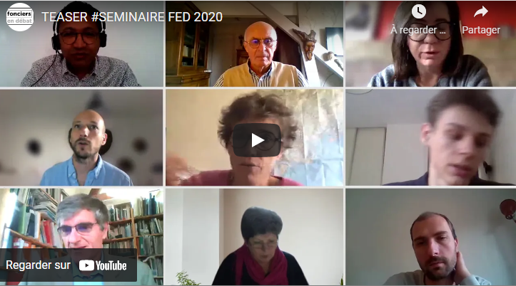 TEASER #Séminaire FED 2020 : Débats autour du ZAN «Zéro artificialisation nette»