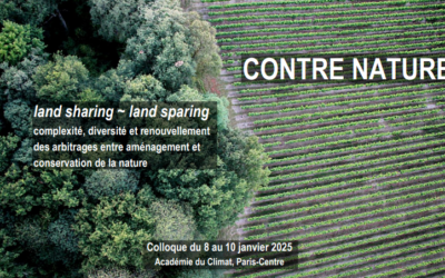 Appel à communication : Colloque du 8 au 10 janvier 2025 « Land sharing ~ land sparing : complexité, diversité… »