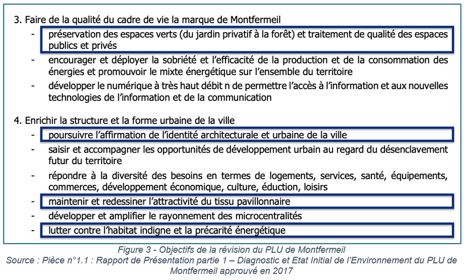 Rapport de Présentation partie 1 – Diagnostic et Etat Initial de l’Environnement du PLU de Montfermeil approuvé en 2017